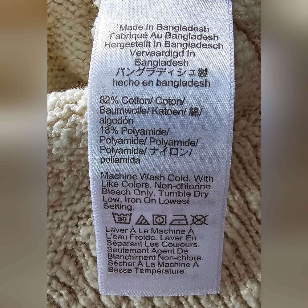 NWT J. Crew Factory Women's Cream Sweater - Picture 4 of 5